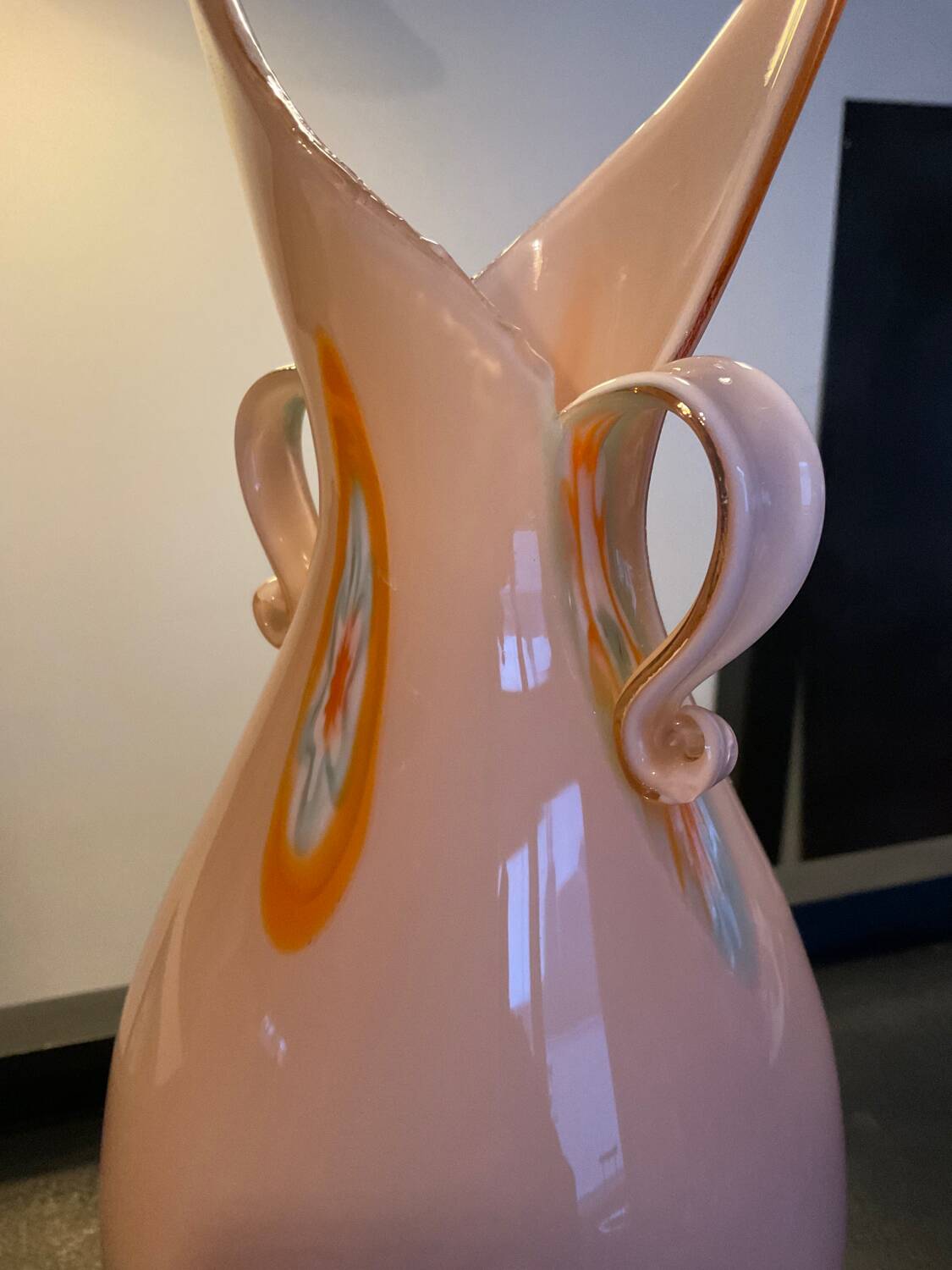 Vintage Murano millefiori vase