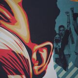 Shepard Fairey (Obey Giant) : American Rage - Lithographie signée