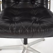 1970s Leather Chair by Girsberger Eurochair Mid Century