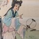 Estampe chinoise "young beauties with a fan" début du XXe siècle