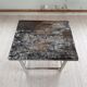 19th-century primitive Swedish side table in folk art.