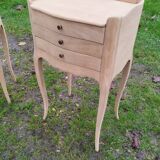 Pair of antique Louis XV style bedside tables