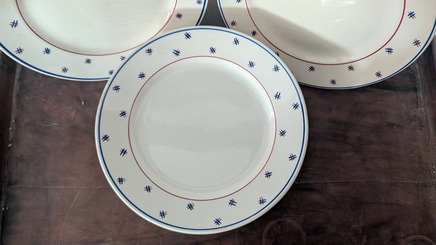 Assiettes K&G Lunéville Pierre années 30