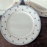 Assiettes K&G Lunéville Pierre années 30