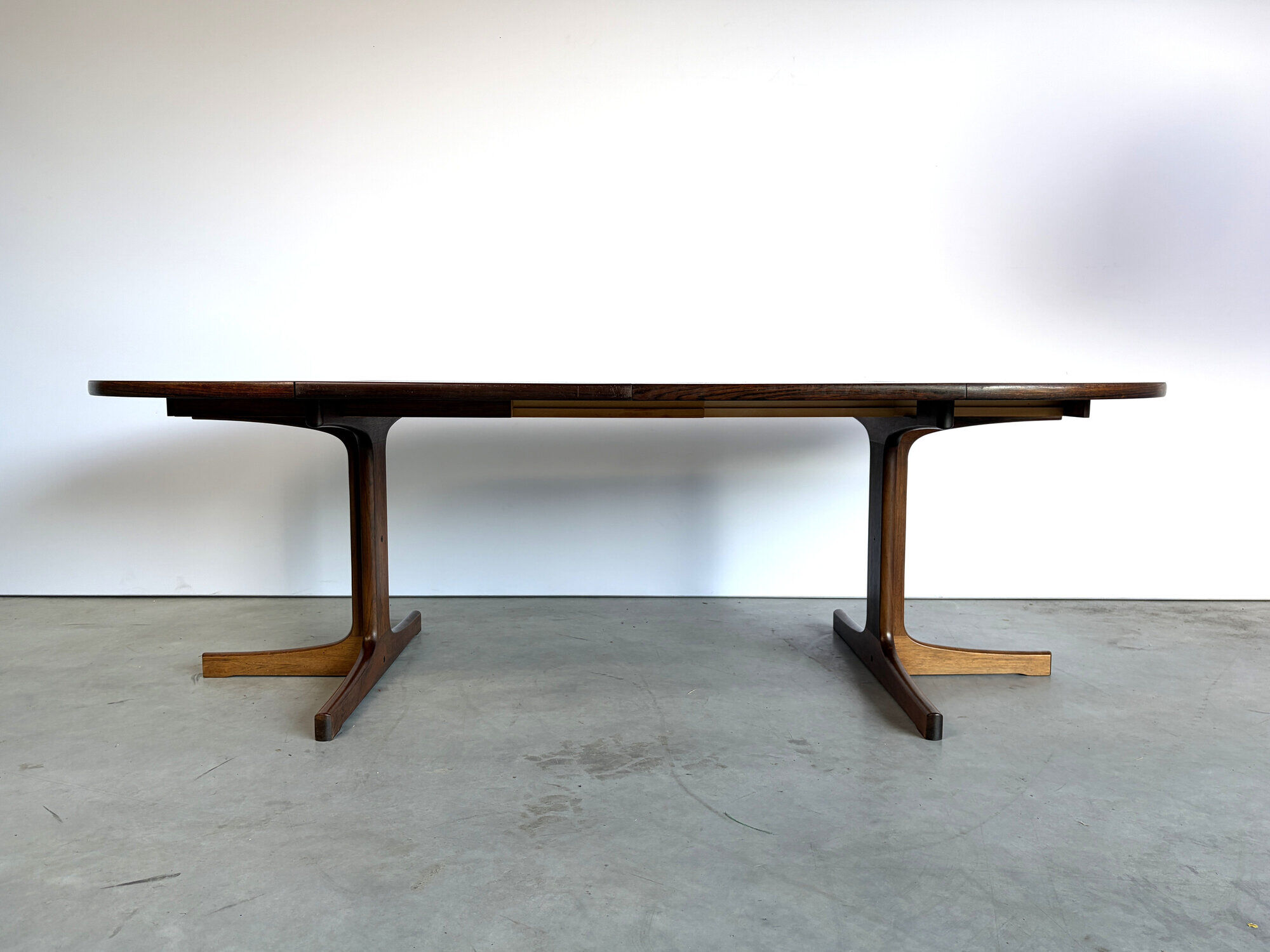 Midcentury Swedish extendable dining table in teak, 1960s