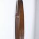 Oval Scandinavian teak mirror from the 1960s
