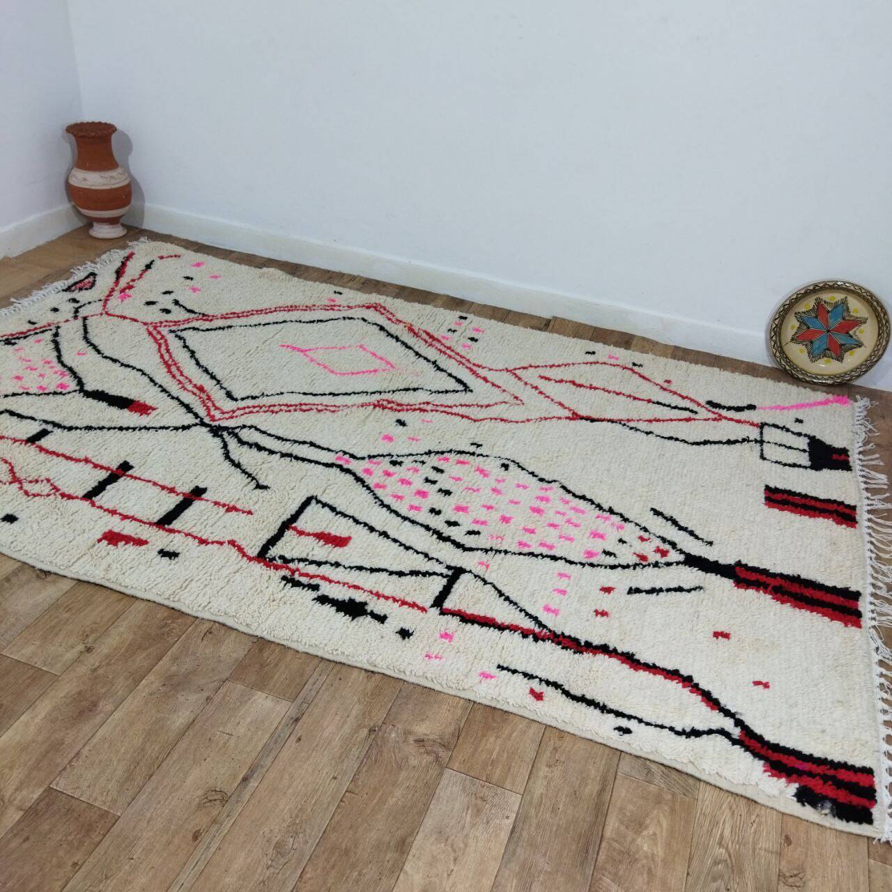 Handmade Moroccan Berber rug 310 X 194 CM