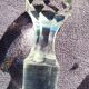 Carafe en verre mousseline 19ème