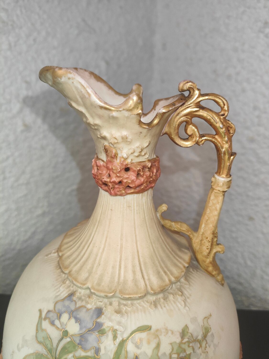 Handle biscuit pitcher by Alfred Stellmacher Austrian Work