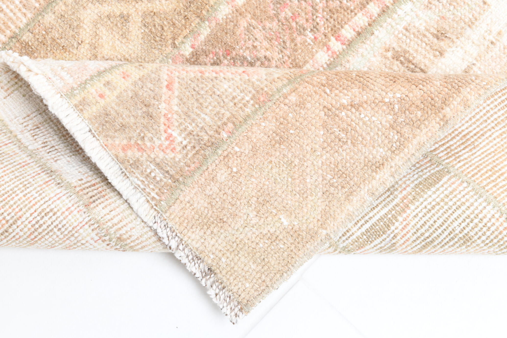 2x9 narrow vintage runner rug, 282x70cm