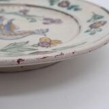 Decorative earthenware plate