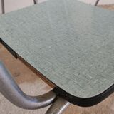 Set of 4 chairs in formica chrome