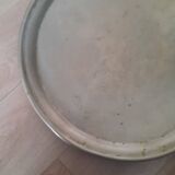 Silver metal tray