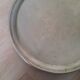 Silver metal tray