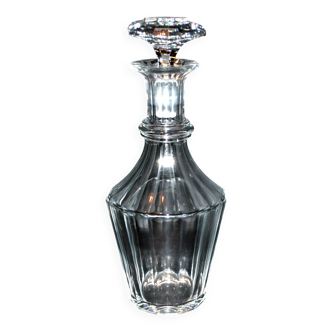 BACCARAT Antique liqueur carafe in cut crystal with flat ribs 1840