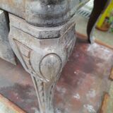 Cook old tile faience metal structure