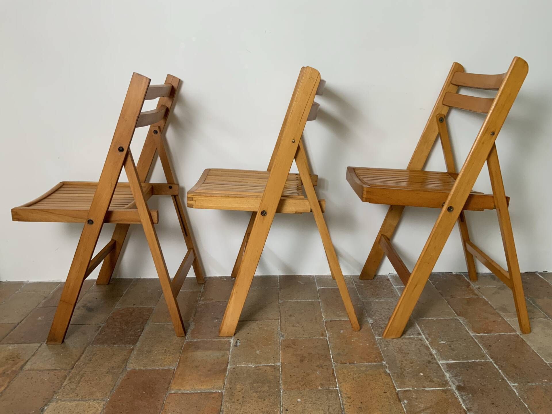 Trio de chaises pliantes 70´