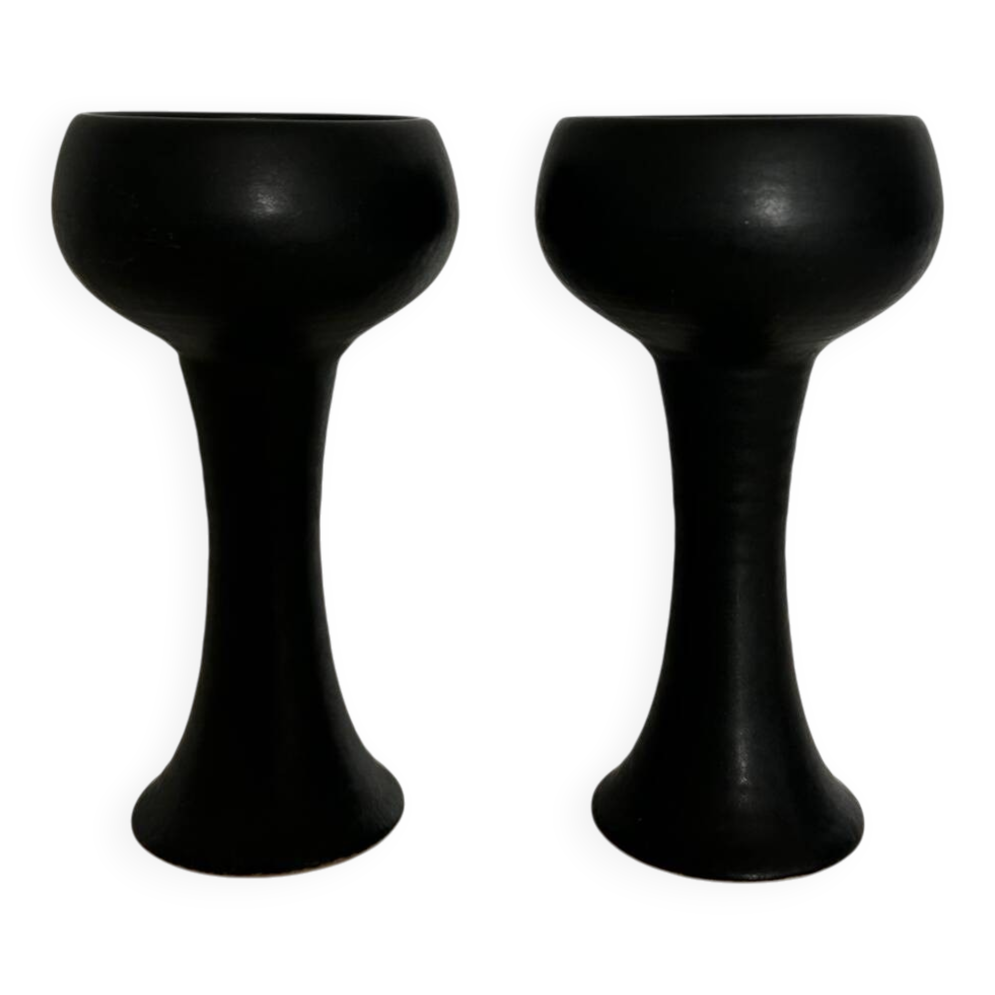 Pair of Scandinavian candlesticks