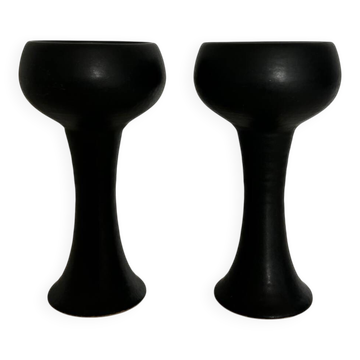 Pair of Scandinavian candlesticks