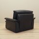 Leather armchair, Italian design, 1960s, production: Italy