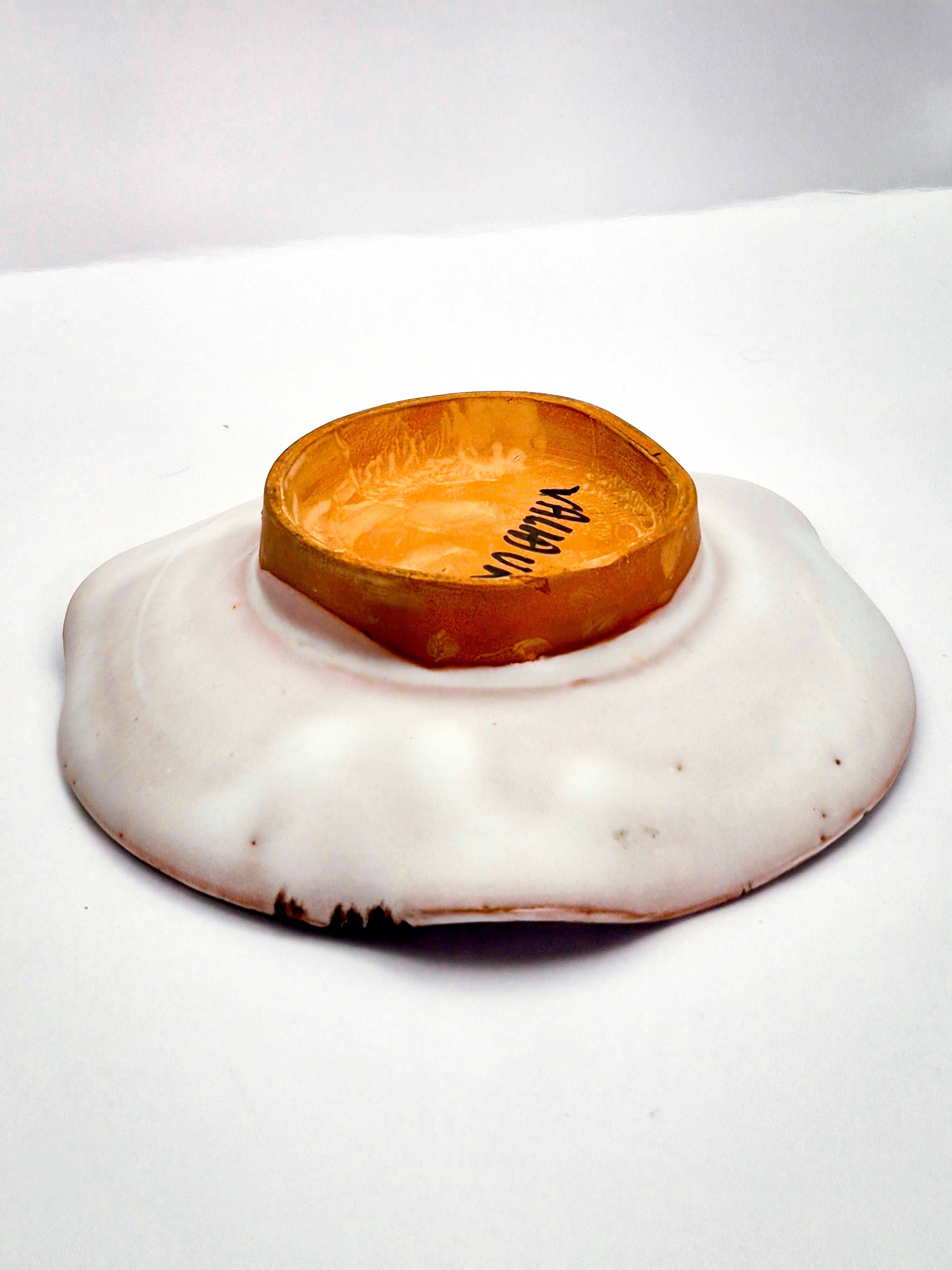 Vintage ceramic catchall dish from Vallauris, 1960s, floral.