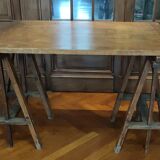 Old architect's table in 3 parts