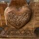 Candlestick with seven burners carved wood Spirit Chalet XXe