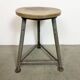 Grey Industrial Workshop Stool, 1960s