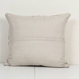 22" x 24" Vintage Oushak Pillow Cover with Soft Muted Colors, Organic Wool Tribal Ethnic Cushion