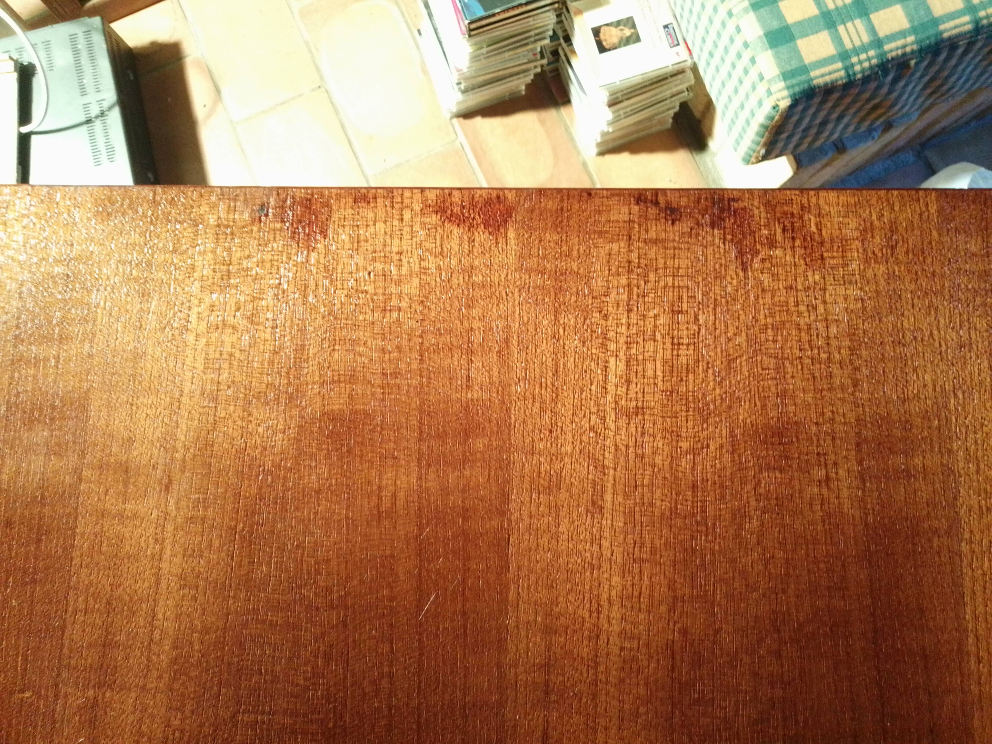 Table basse teck Vintage scandinave relevable