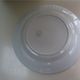 Old round dish Moulin des loups Orchies green tiles