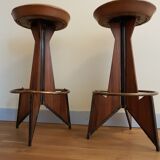 Pair of bar stools 70s