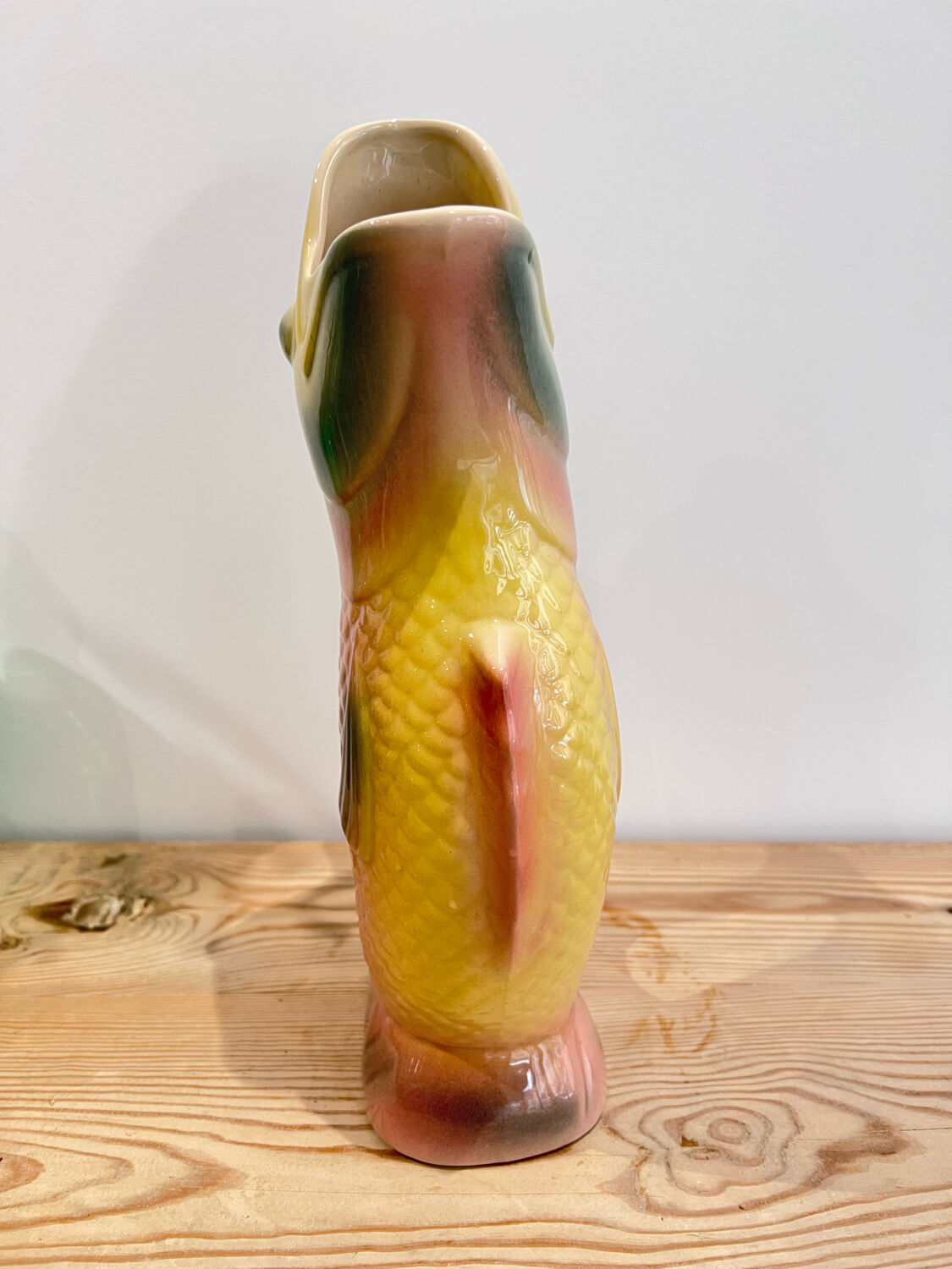 Vintage slurry fish decanter