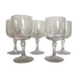 Set of 5 glass