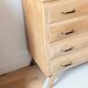 Commode vintage 50/60 rénovée hêtre et pieds compas