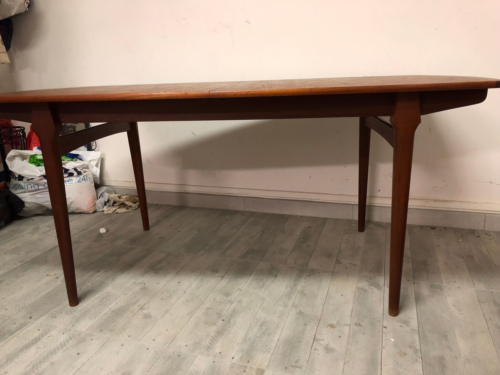 Scandinavian style 60 teak table