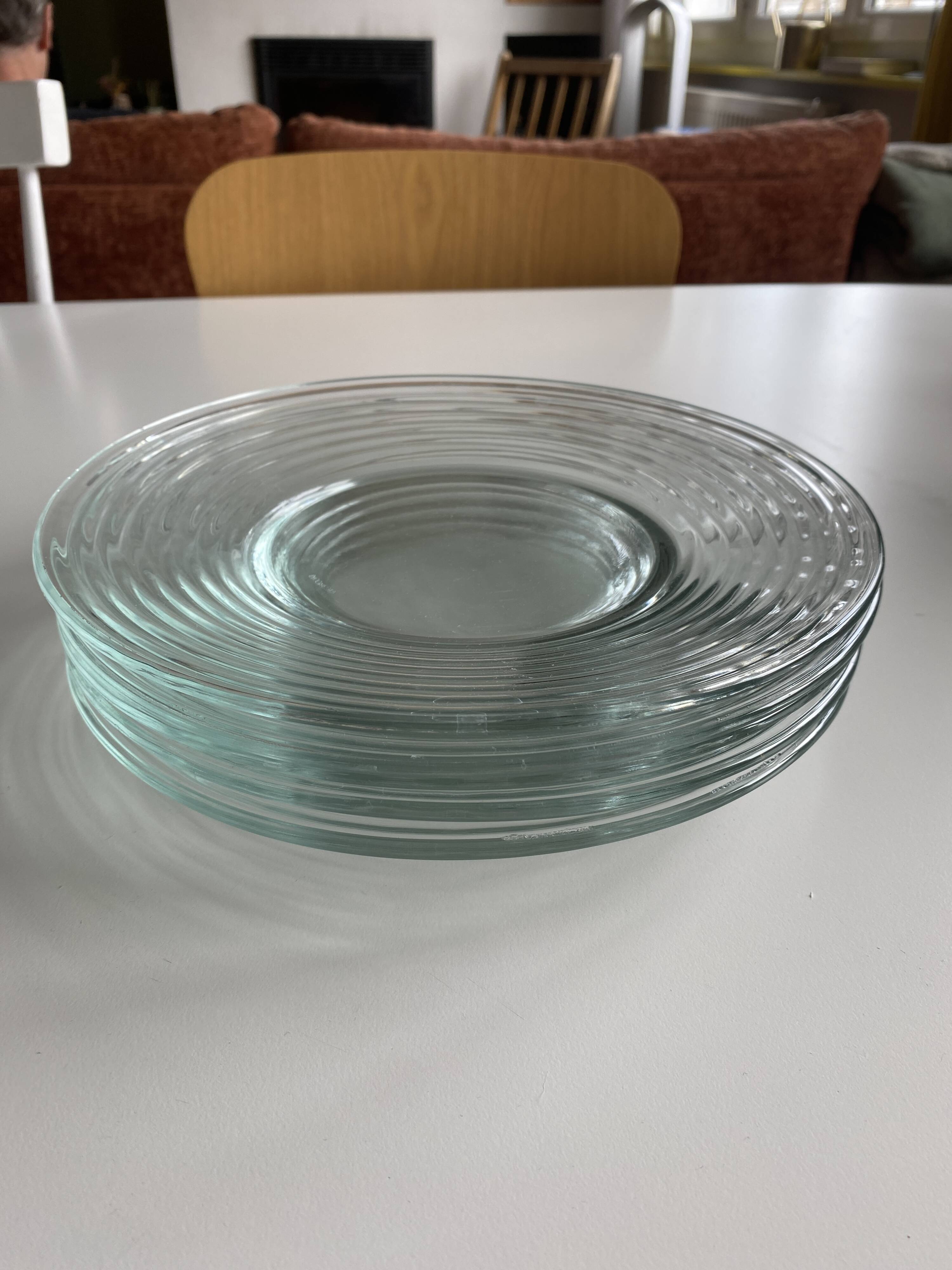 set of 5 transparent plates Pasari Indonesia