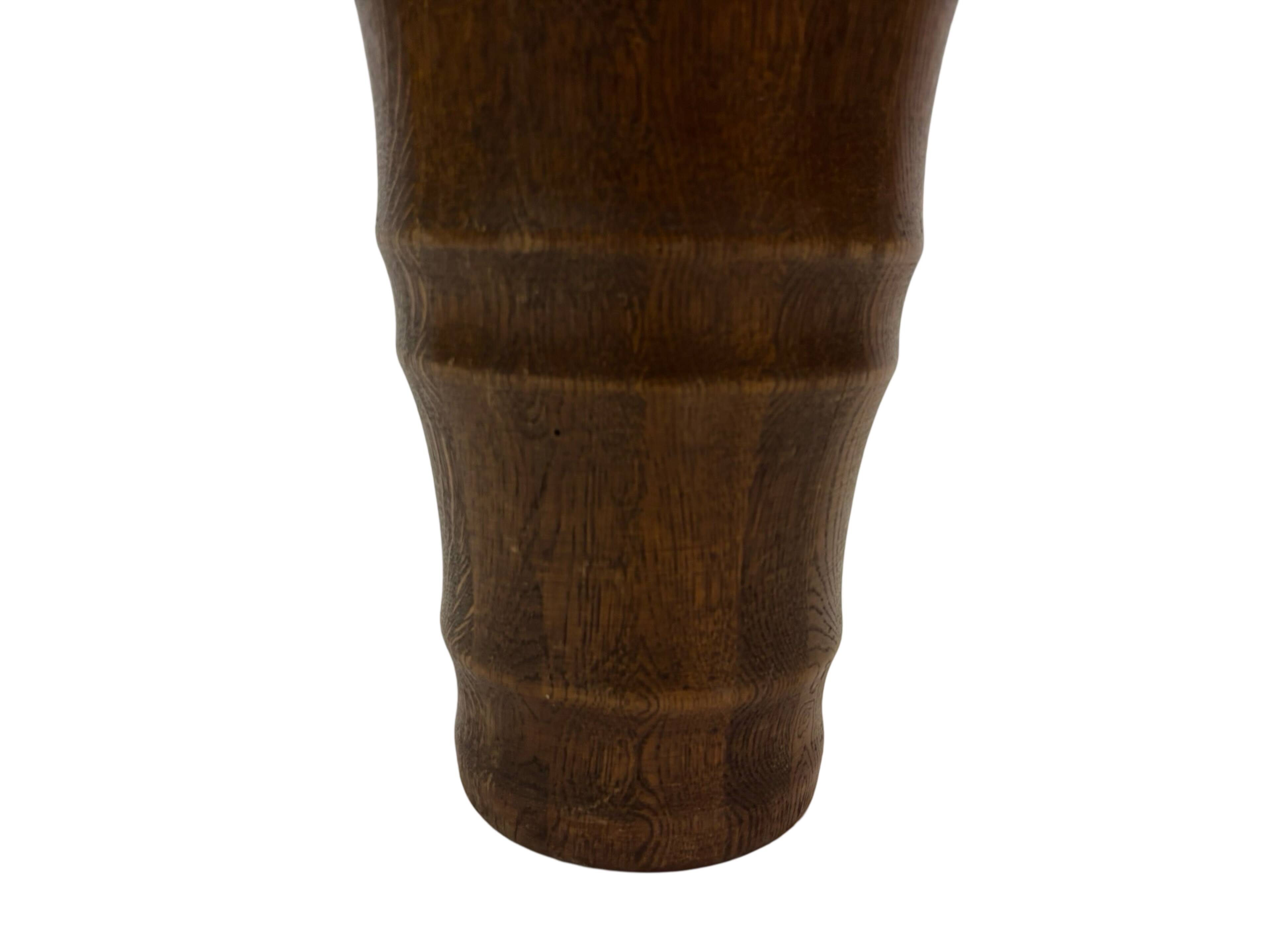 Vintage umbrella holder wooden basket storage 1960 minimalist design