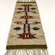 Woolen kelim wall hanging table runner Poland 1970’s