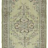 One-of-a-kind turkish handwoven vintage rug - rustic vintage charm, 291x 170 cm