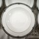 Set of 12 deep plates in English porcelain Wedgwood model Amherst.