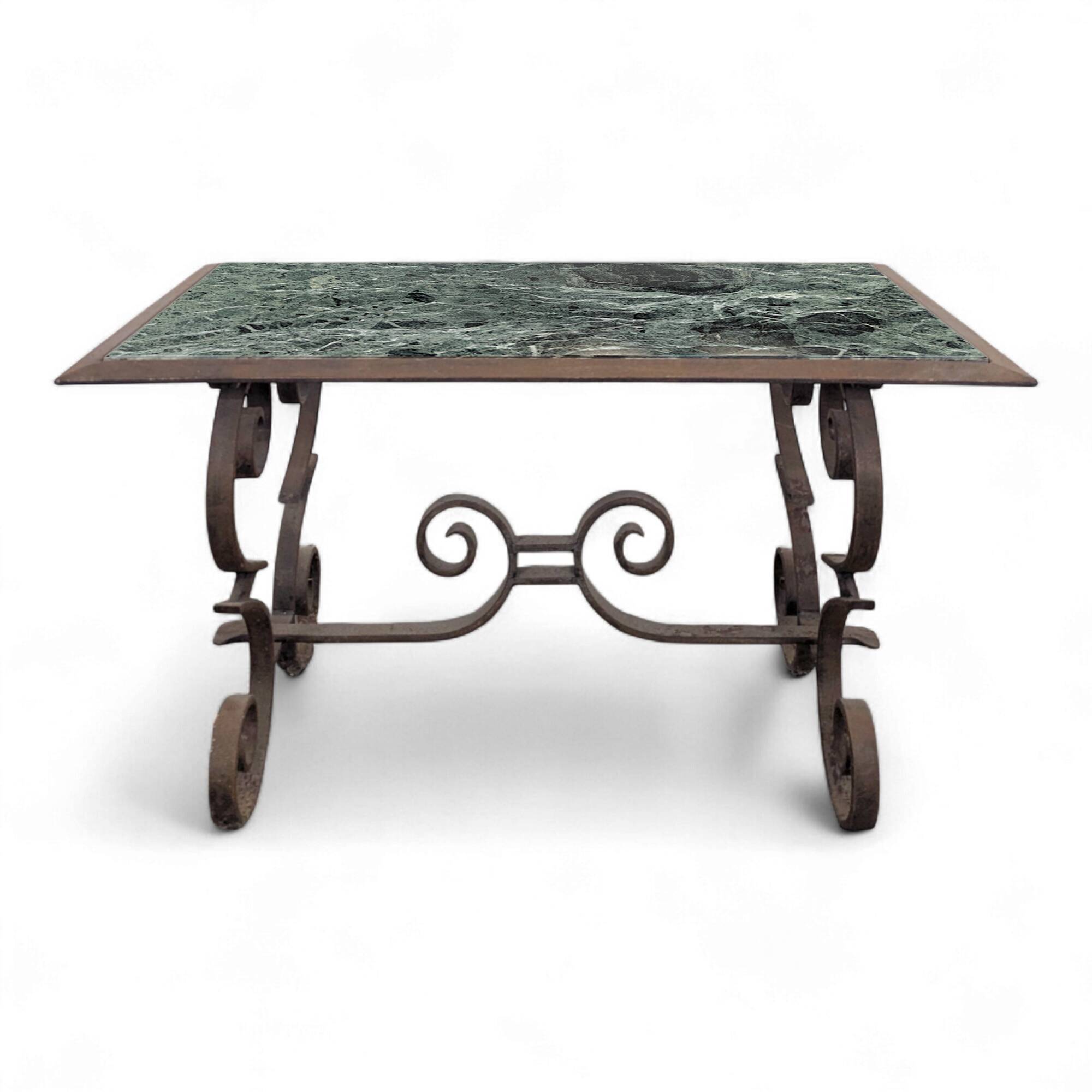 Wrought iron coffee table from the 1900s.