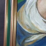Oil portrait on canvas