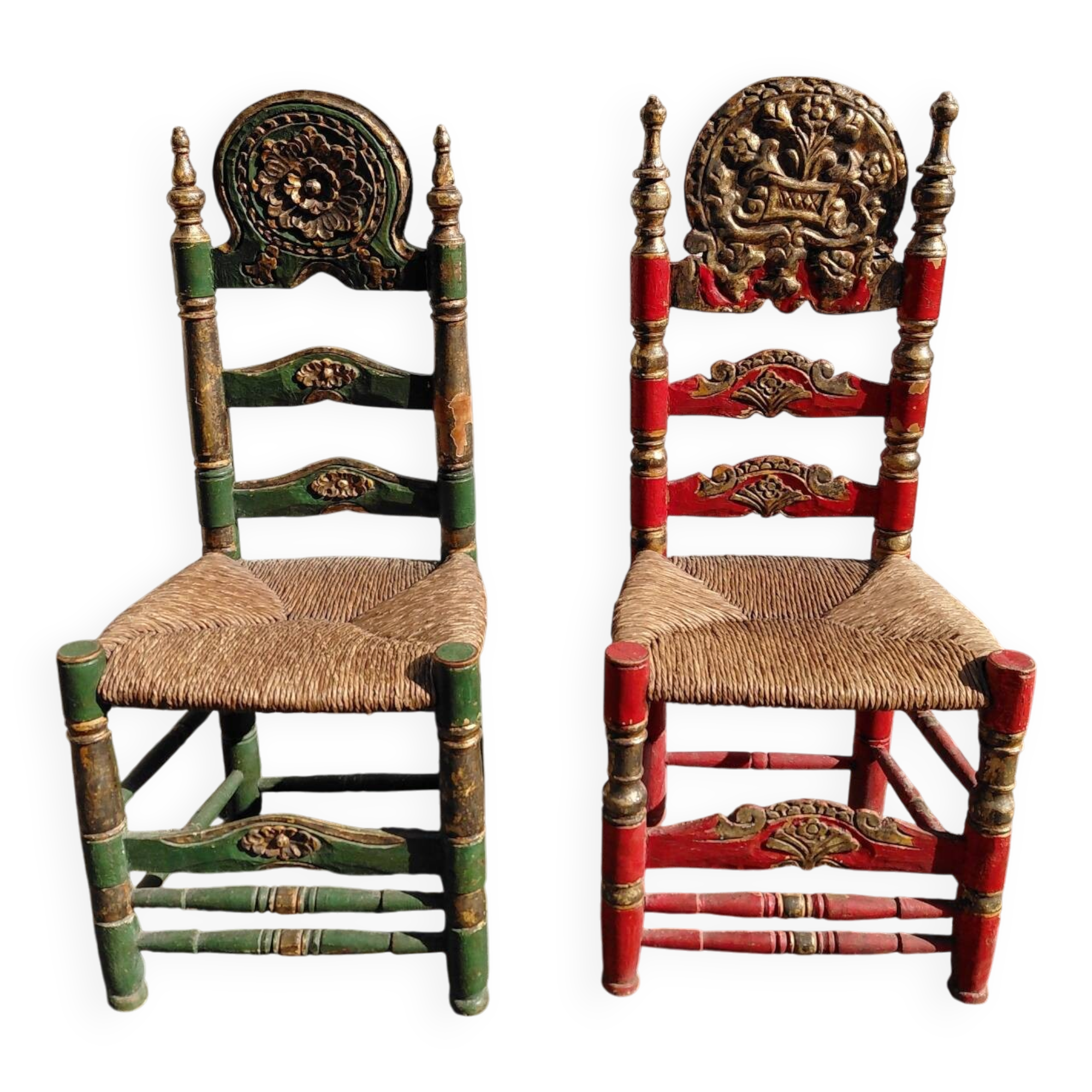 2 Majorcan chairs from the 19th century