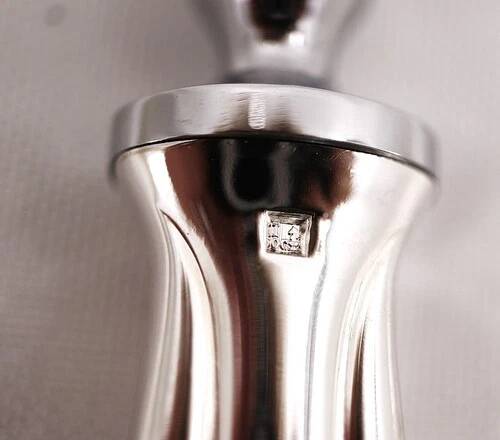 Christofle Galea serving fork, stew, carving silver-plated metal, perfect condition.