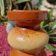 Vintage Fat Lava vase by Veb Haldensleben - 1970s