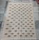 White and brown hand-woven rugs 125x180cm