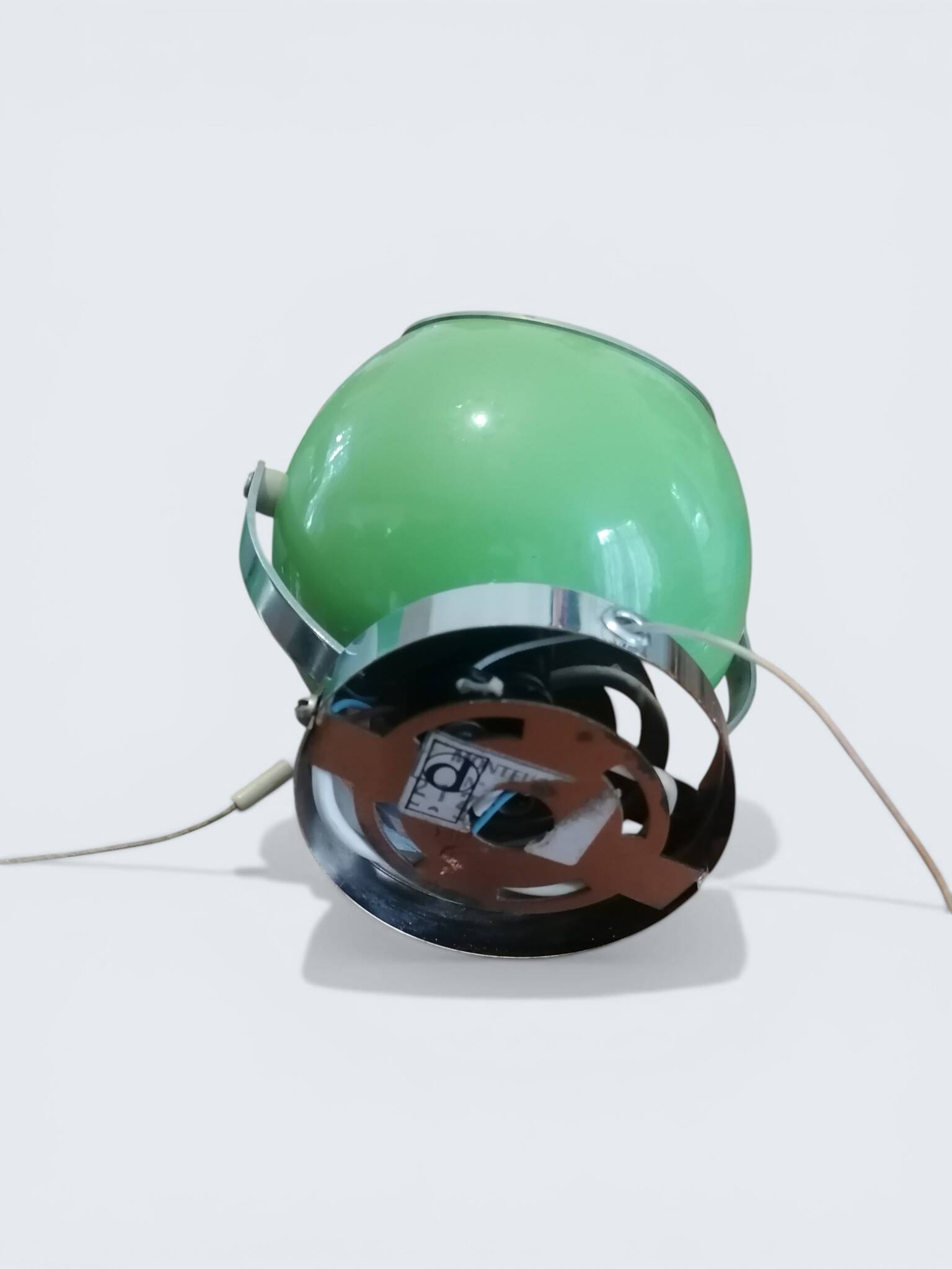 Vintage space age lighting set by Pierre Disderot - UFO & Eye Ball.