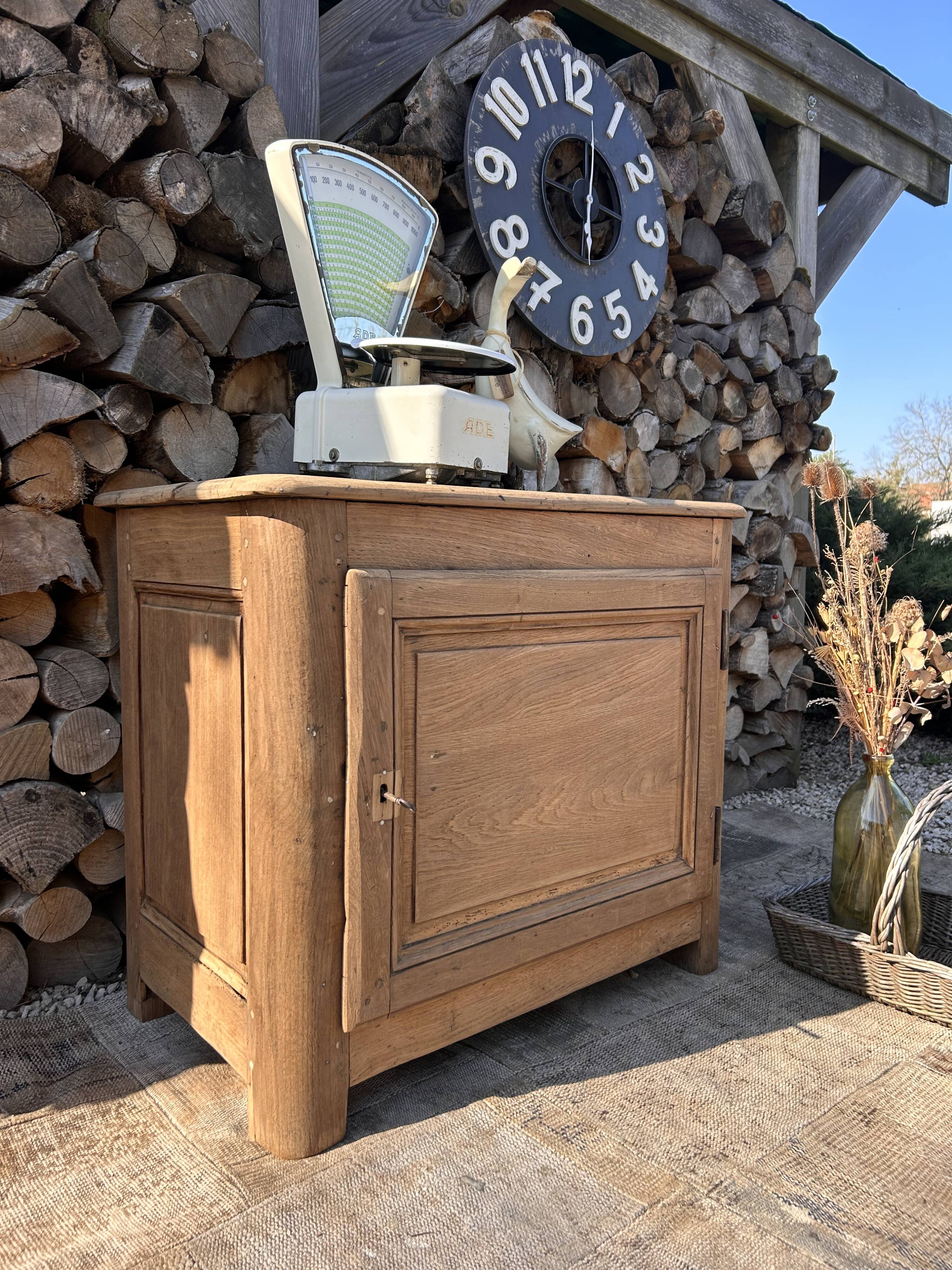 Solid wood confiturier / Renovated antique storage furniture