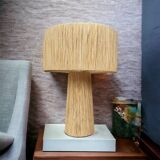 Lampe raphia naturelle 50cm